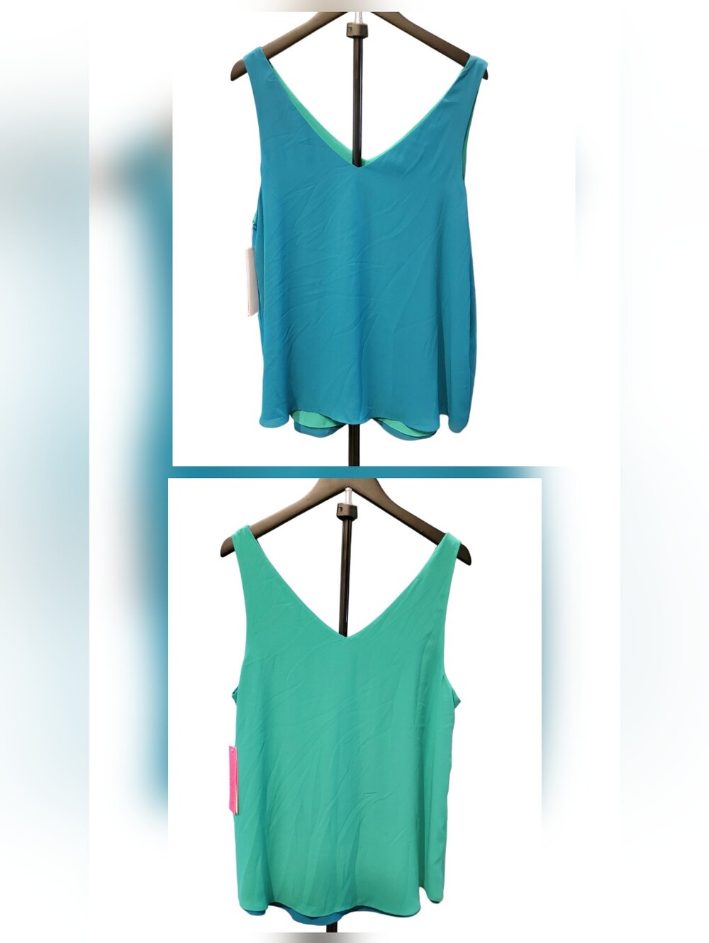 Lilly Pulitzer Florin V-Neck Reversible Camisole - Tank Top - BNWT - Size L
